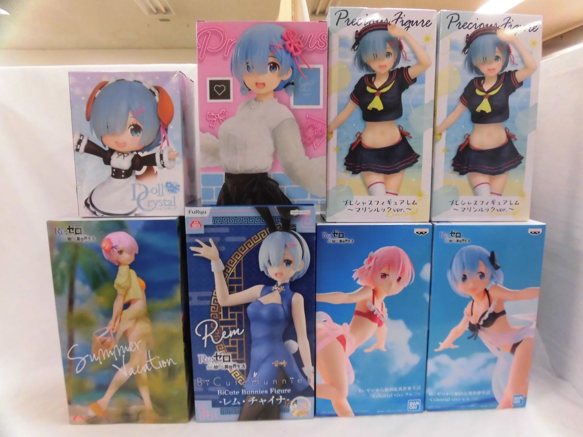 27 送120サ 1206%B18 プライズ リゼロ Re:ゼロから始める異世界生活 フィギュア まとめ売り 未使用