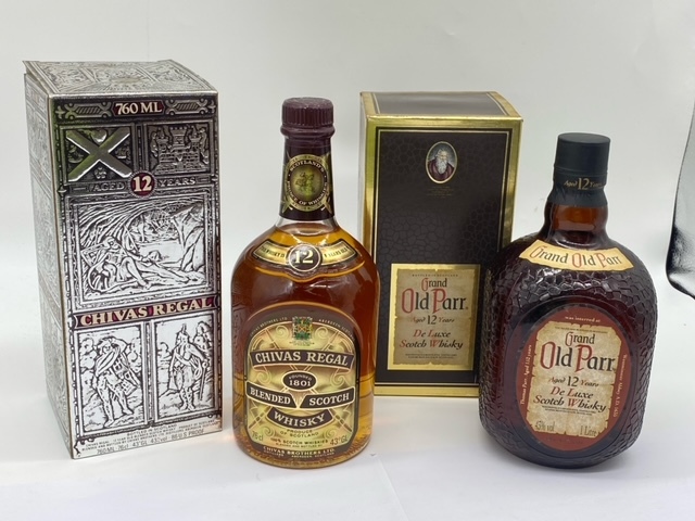 古酒/未開栓 スコッチウイスキー Grand Old Parr オールドパー 12年 43