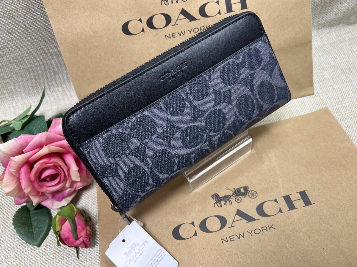 COACH コーチ 長財布 ラウンドファスナー レディース Wallet ラウンド 