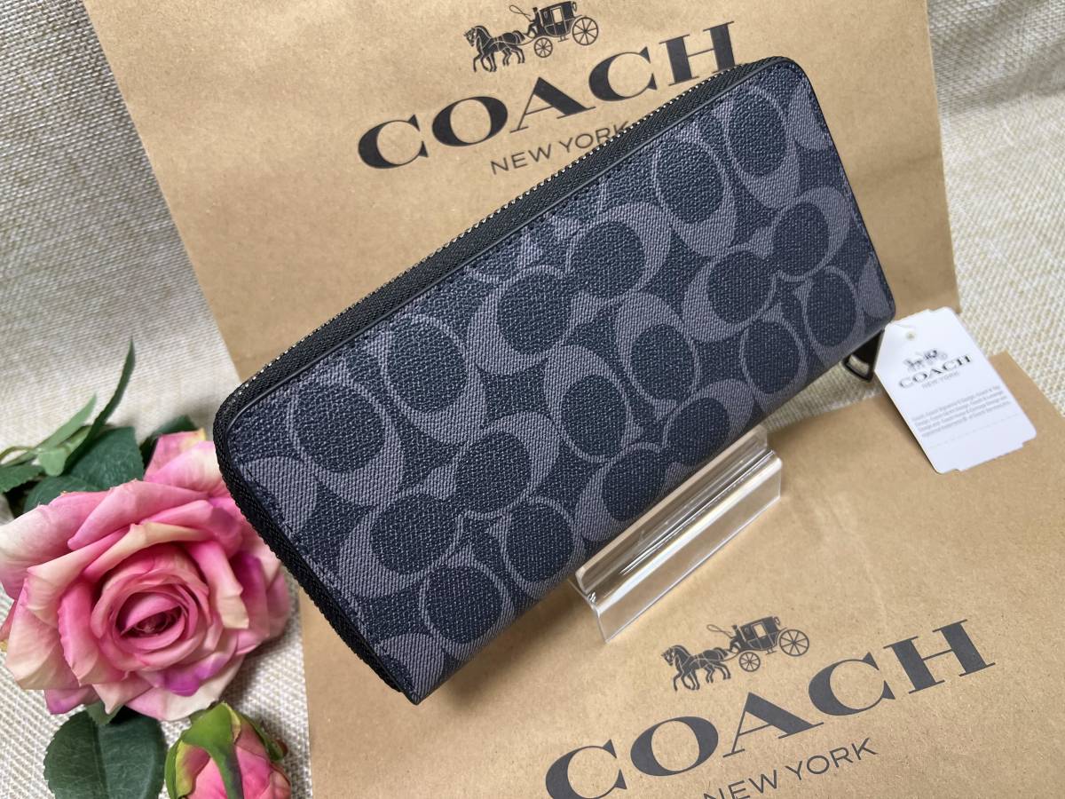 COACH コーチ 長財布 ラウンドファスナー レディース Wallet ラウンド 
