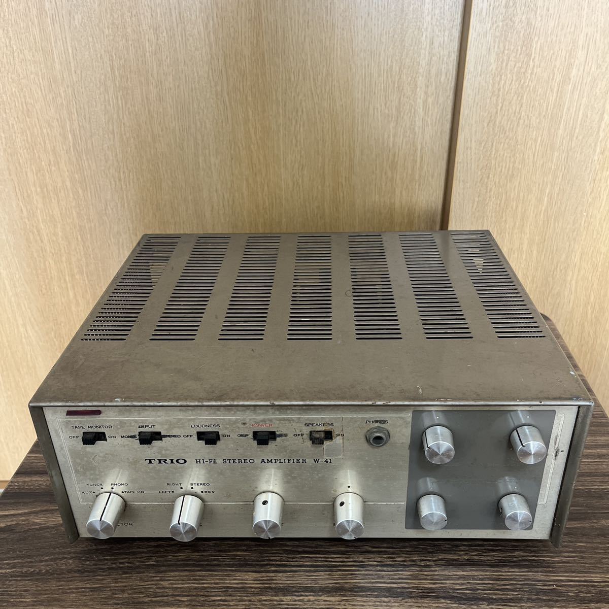 TRIO 真空管アンプ W-41ジャンク品