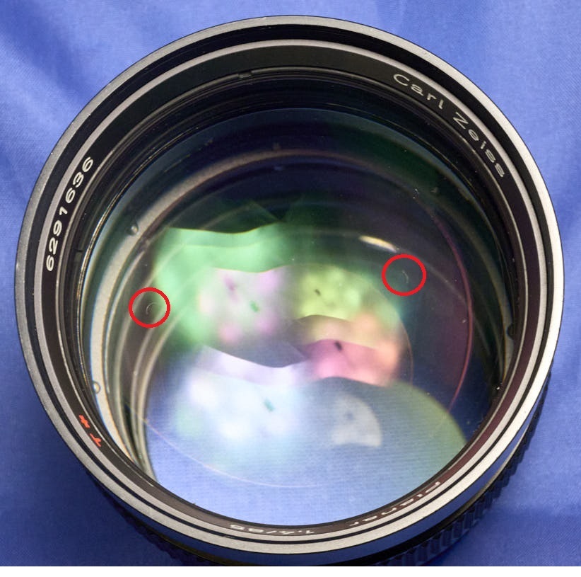 CONTAX コンタックス Carl Zeiss Planar T* 1.4/85mm made in West Germany 西ドイツ製 中古_8