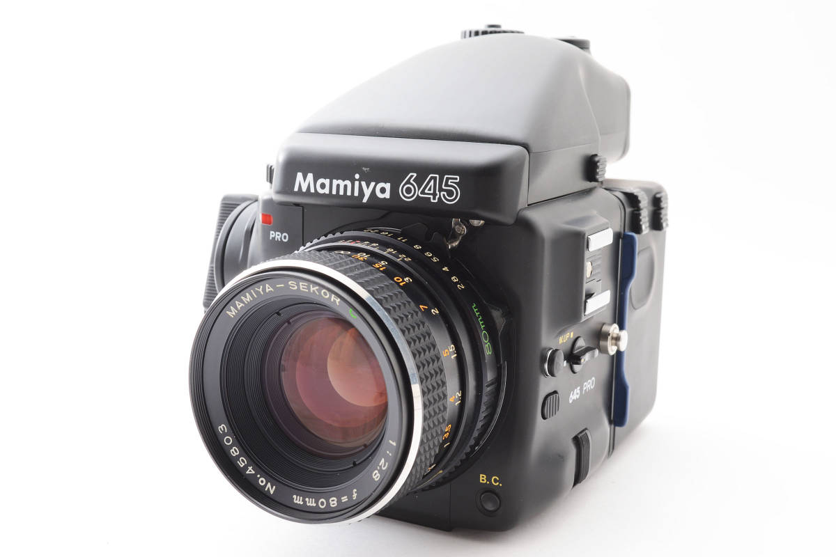 セール，送料無料 極上品 Mamiya マミヤ 645 Pro AE ファインダー Sekor 80mm f2.8 C 80size 2021419(マミヤ)｜売買されたオークション情報、yahooの商品情報をアーカイブ公開 - オークファン 中判
