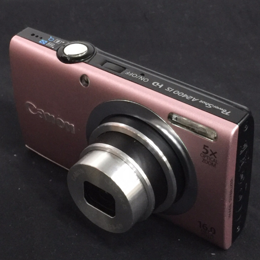 1円 Canon PowerShot A2400 IS 5.0-25.0mm 1:2.8-6.9 コンパクトデジタルカメラ ピンク C161202