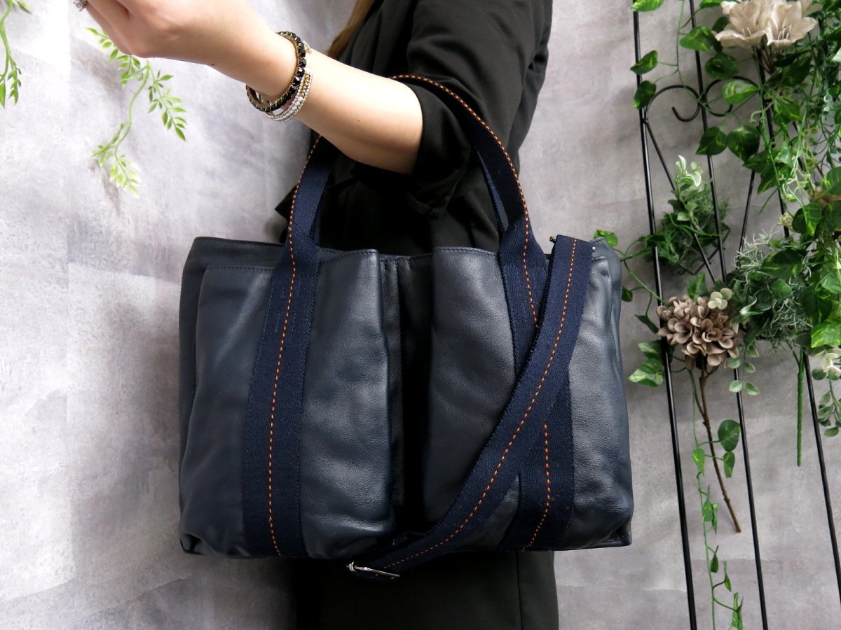 ○超美品○HERMES エルメス○キャラバン ホリゾンタルMM○ヴォーデルマ 