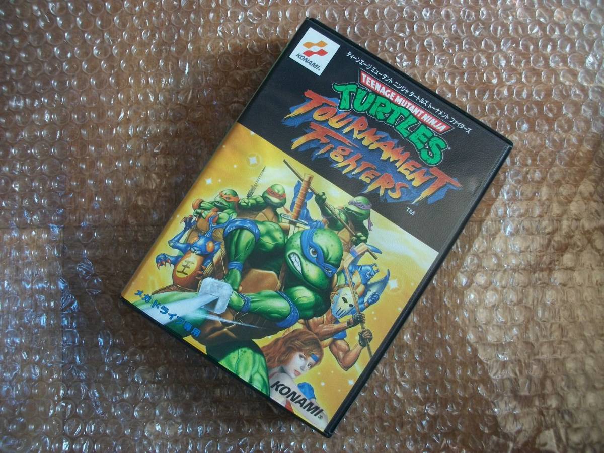 MD メガドライブ　ティーンエージミュータント　ニンジャ　タートルズ　トーナメント　ファイターズ　新品未開封　１００円～