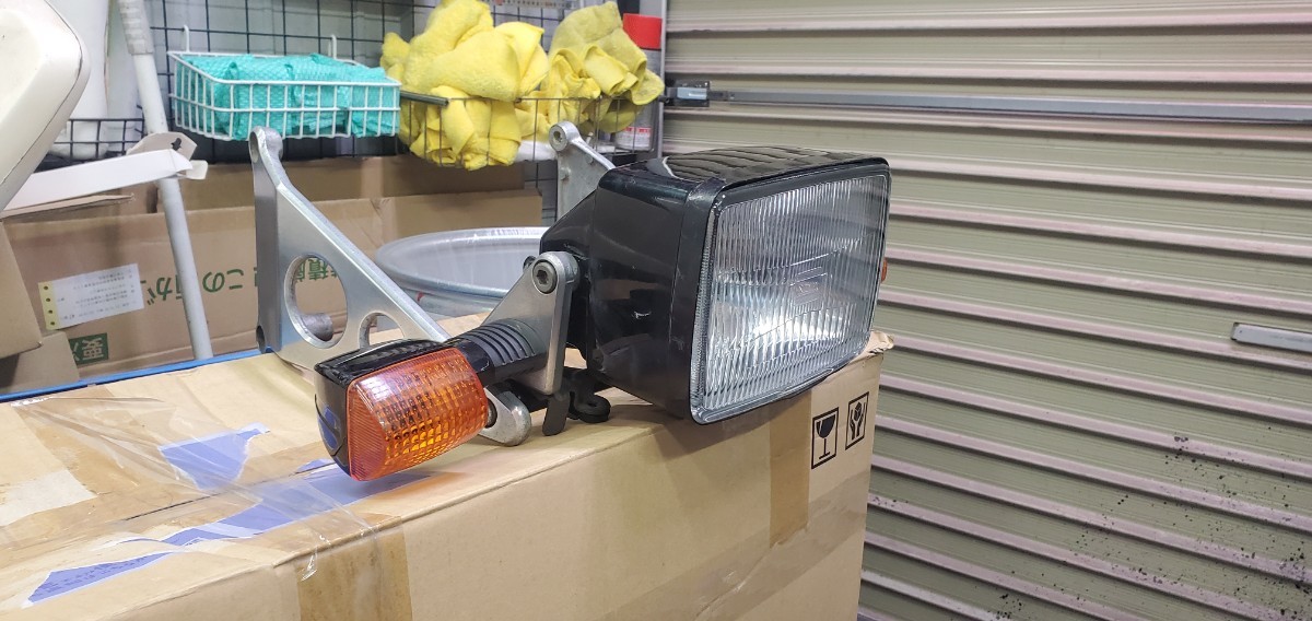 純正 CBR400F CBR400F オイルクーラーステー ライトステー 当時