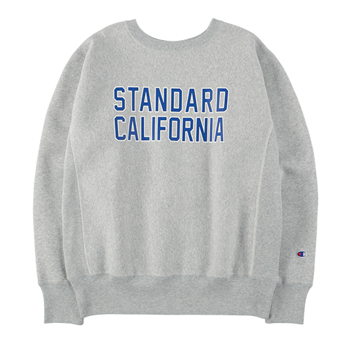 新作入荷，SALE STANDARD CALIFORNIA スタンダードカリフォルニア &times; CHAMPION チャンピオン Reverse Weave Crew Sweat(スウェットシャツ)｜売買されたオークション情報、yahooの商品情報をアーカイブ公開 - オークファン 男性用