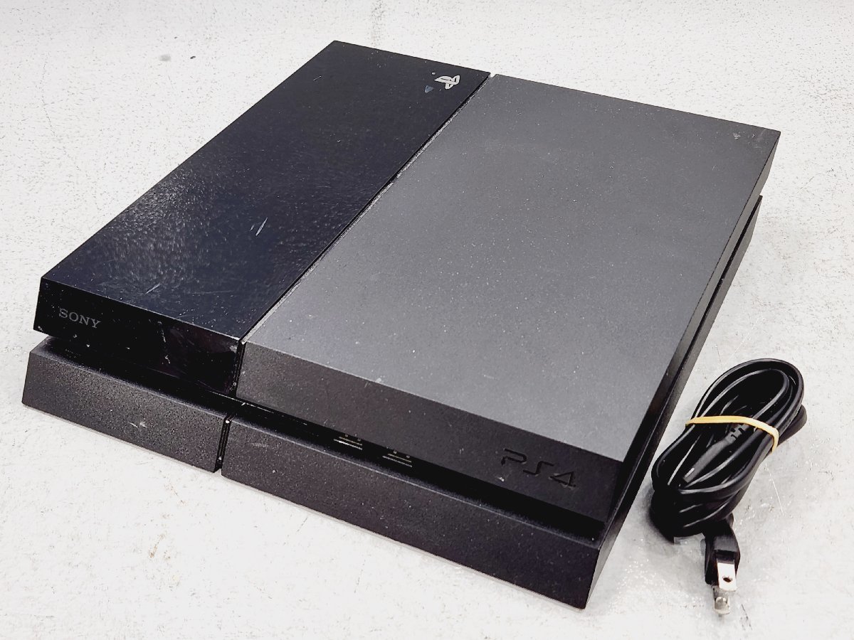 △【3】初期化済み PS4 CUH-1000A ジェットブラック 500GB 同梱不可 1円