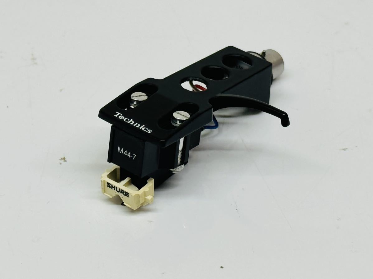 ★SHURE M44-7 カートリッジ Technics ヘッドシェル セット ジャンク品 管理番号12010