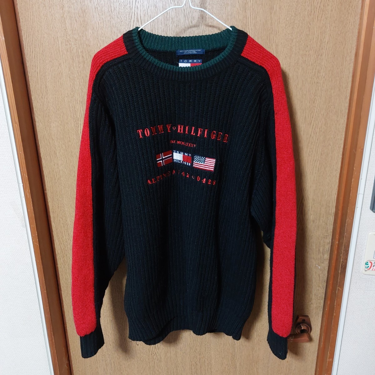 トミーヒルフィガー 90s 厚手セーター サイズL 正規品