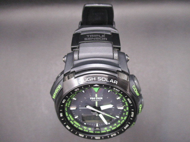 中古腕時計328【CASIO】 PRW-5100 PROTREK プロトレック タフソーラー