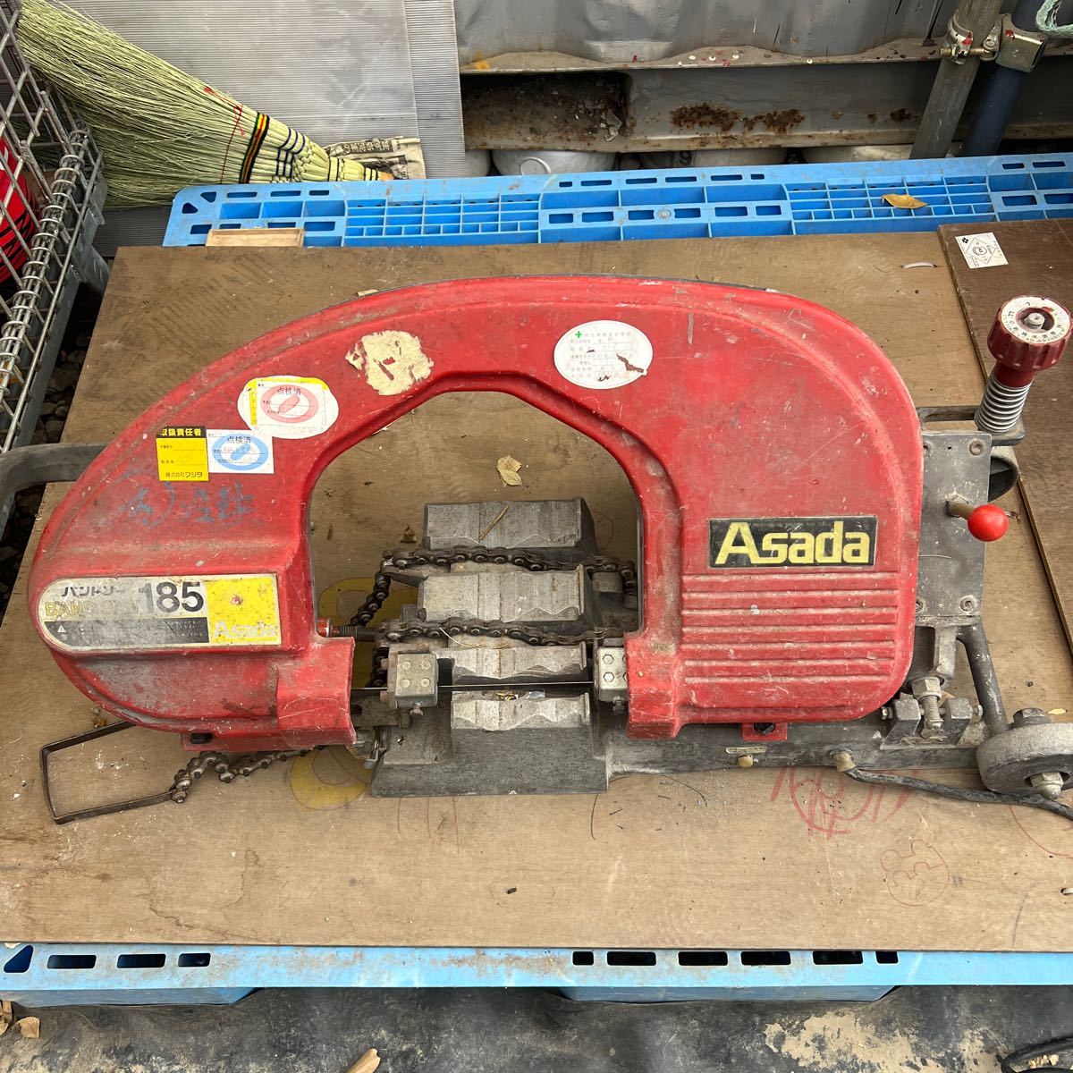 【引き取り限定】 Asada アサダ BANDSAW185 バンドソー 切断機 ジャンク扱い