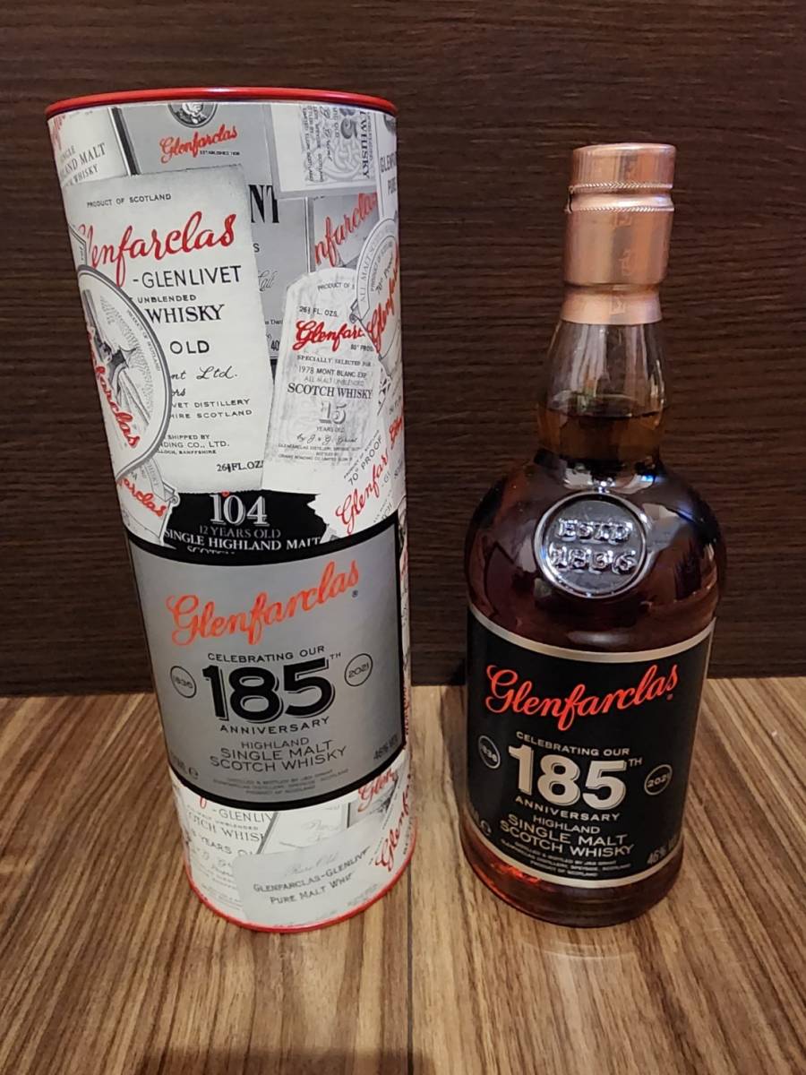 爆買い，お得 1円〜 グレンファークラス 185周年記念ボトル / Glenfarclas / 46度 700ml(スコッチ)｜売買されたオークション情報、yahooの商品情報をアーカイブ公開 - オークファン スコッチ