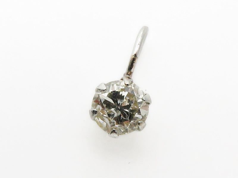 Pt900 天然ダイヤモンド0.17ctトップ　プラチナ　ダイヤモンドチャーム　ペンダントトップ 照りよし！　新品　チャーム