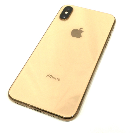 1円 au Apple iPhone Xs MTAY2J/A 64GB ゴールド 利用制限〇 スマホ