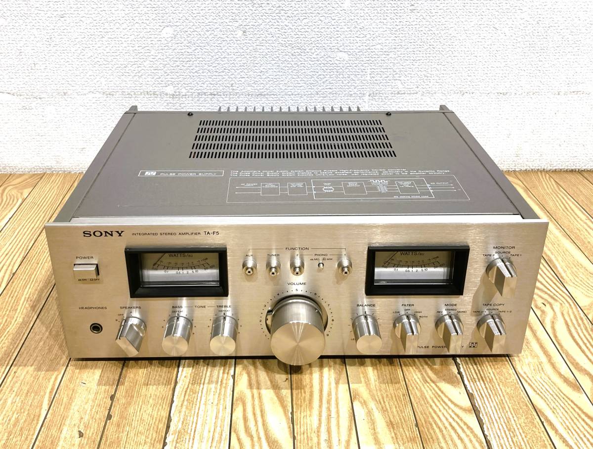 AA08755【現状品】SONY ソニー TA-F5 プリメインアンプ オーディオ