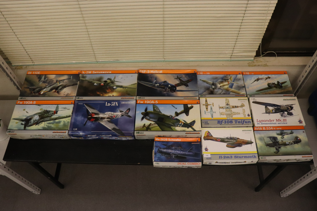 【プラモジャンク点品】 Bf 110E/ Fw 190A-8/ IL-2M SHTURMOVIK/ La-5FN/ F6F-3 Hellcat/ Fw 190A-5 010FTAG80