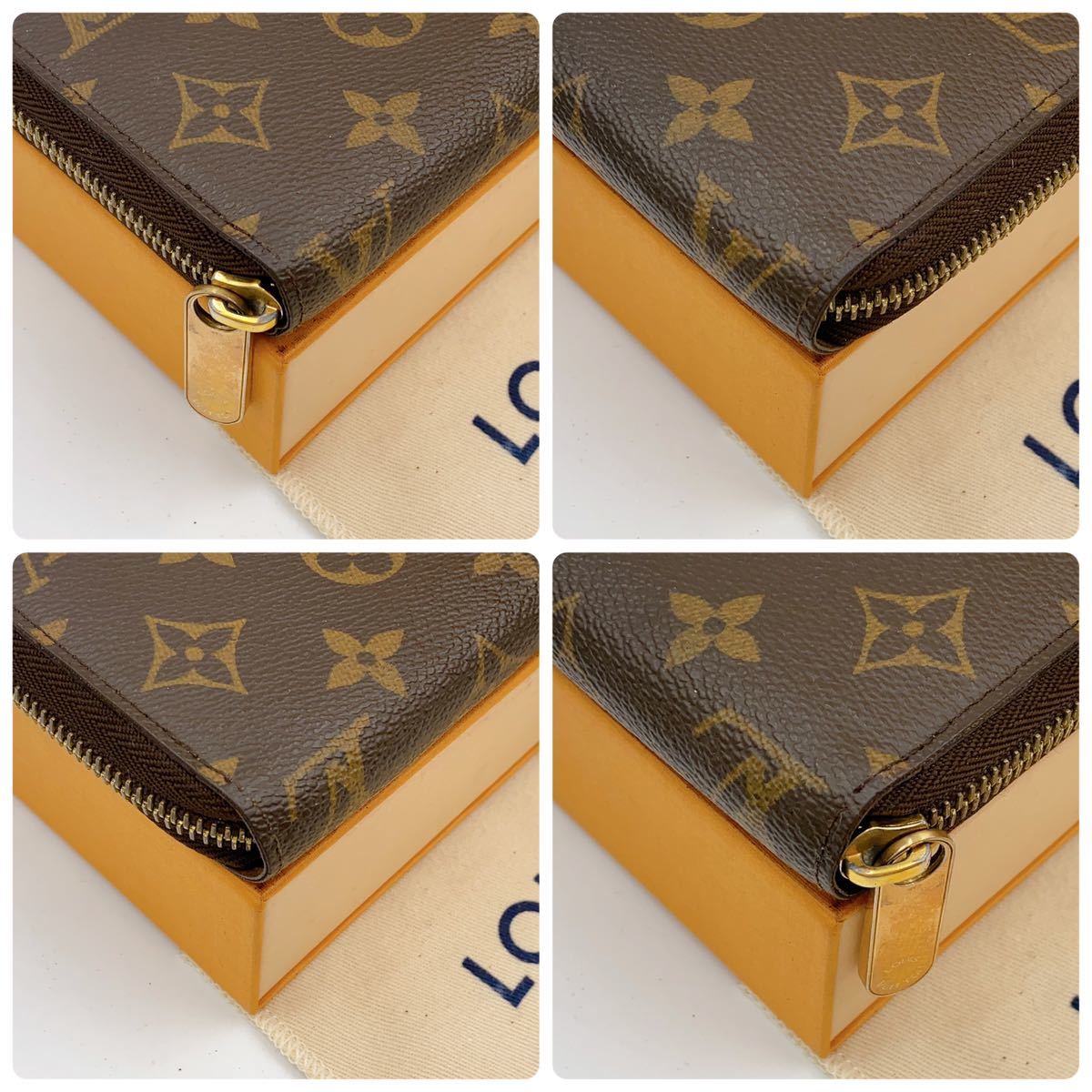 A2287【極美品】LOUIS VUITTON ルイヴィトン モノグラム ジッピー
