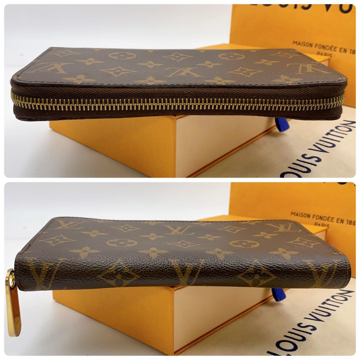 A2287【極美品】LOUIS VUITTON ルイヴィトン モノグラム ジッピー 