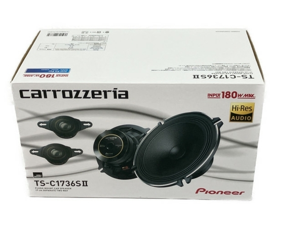 中古 カロッツェリア TS-F1740S 17cm セパレート2ウェイスピーカー (棚
