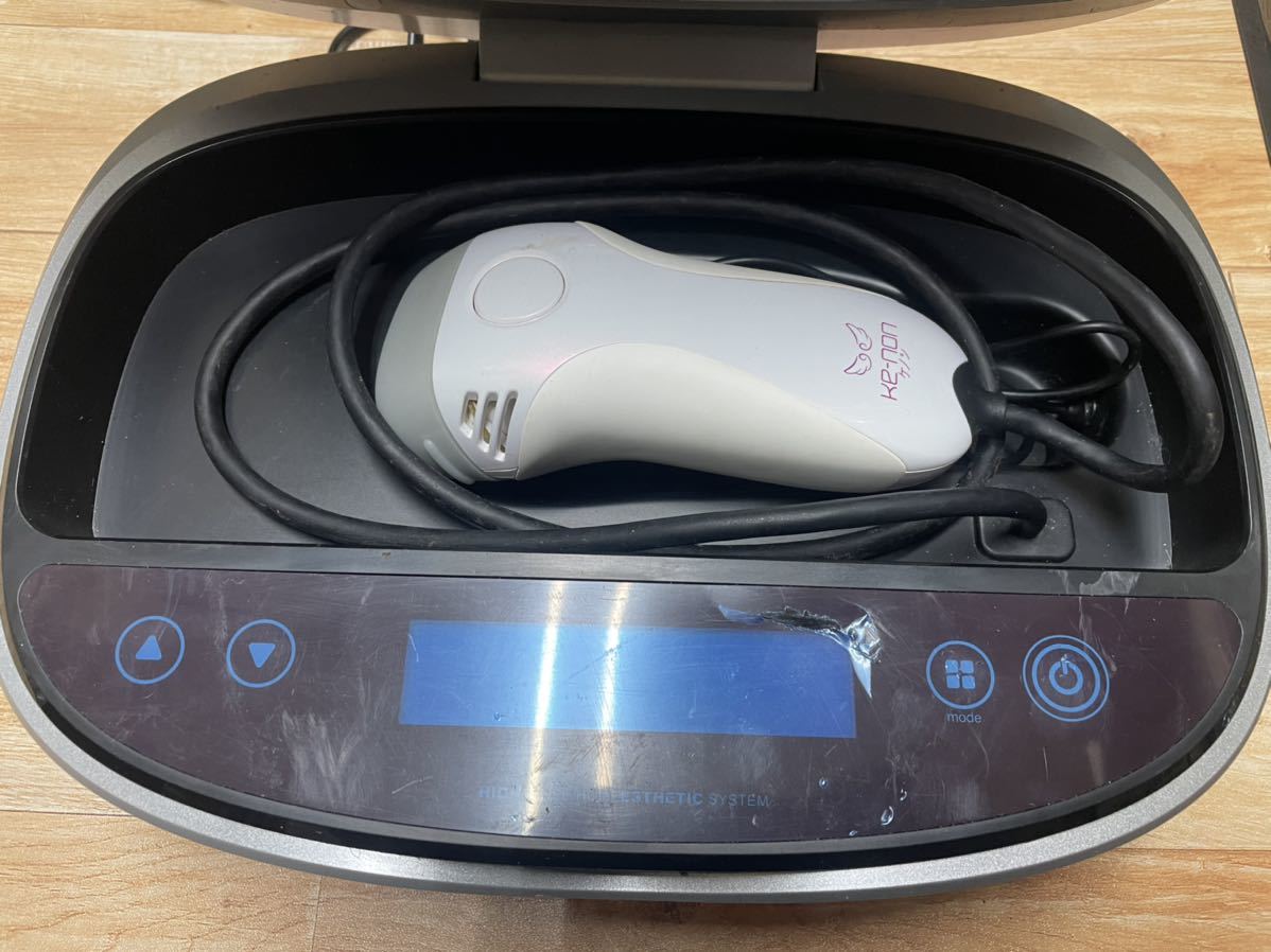 【完動品】エムテック KE-NON フラッシュ式脱毛器 NIPL-2080 エムテック ke-non ケノン NIPL-2080 フラッシュ式脱毛器 家庭用美容器
