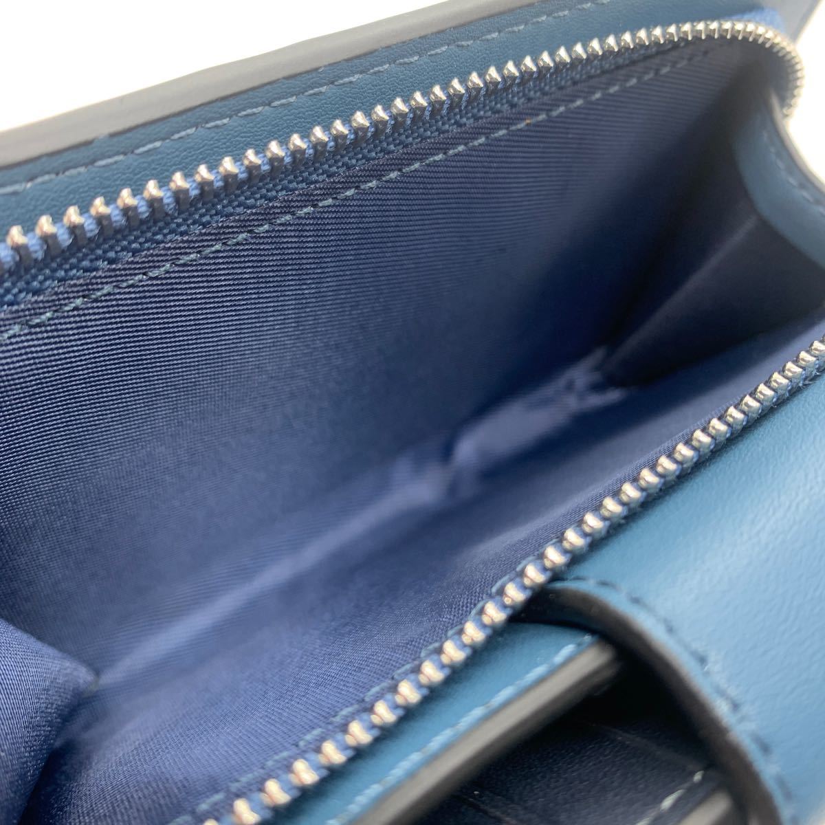 新品未使用 コーチ COACH 女性用折り財布 ネービー | VACHAMBER.COM