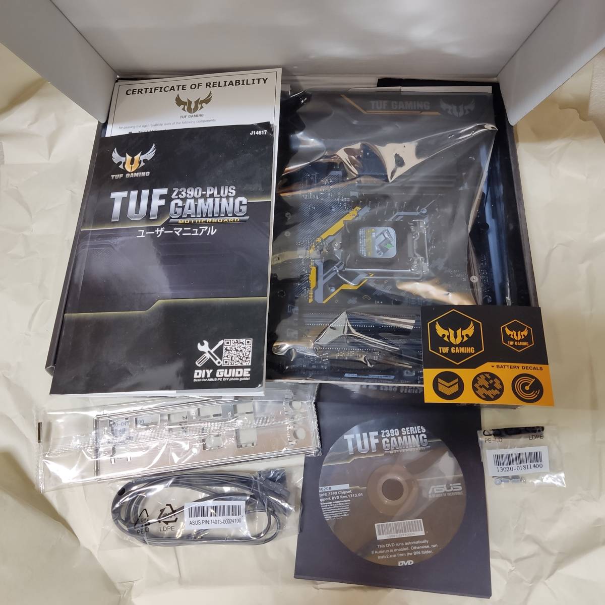 ASUS TUF Z390-PLUS GAMING INTEL LGA1151 ATX マザーボード