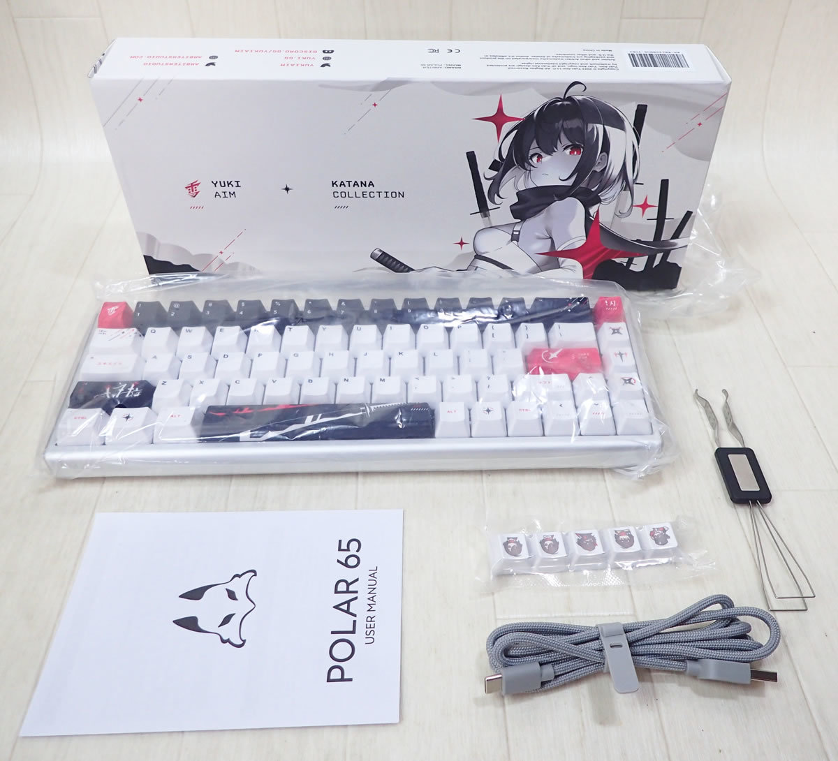 YukiAim Polar 65 Keyboard Katana Edition Yuki Aim Polar 65 (Katana