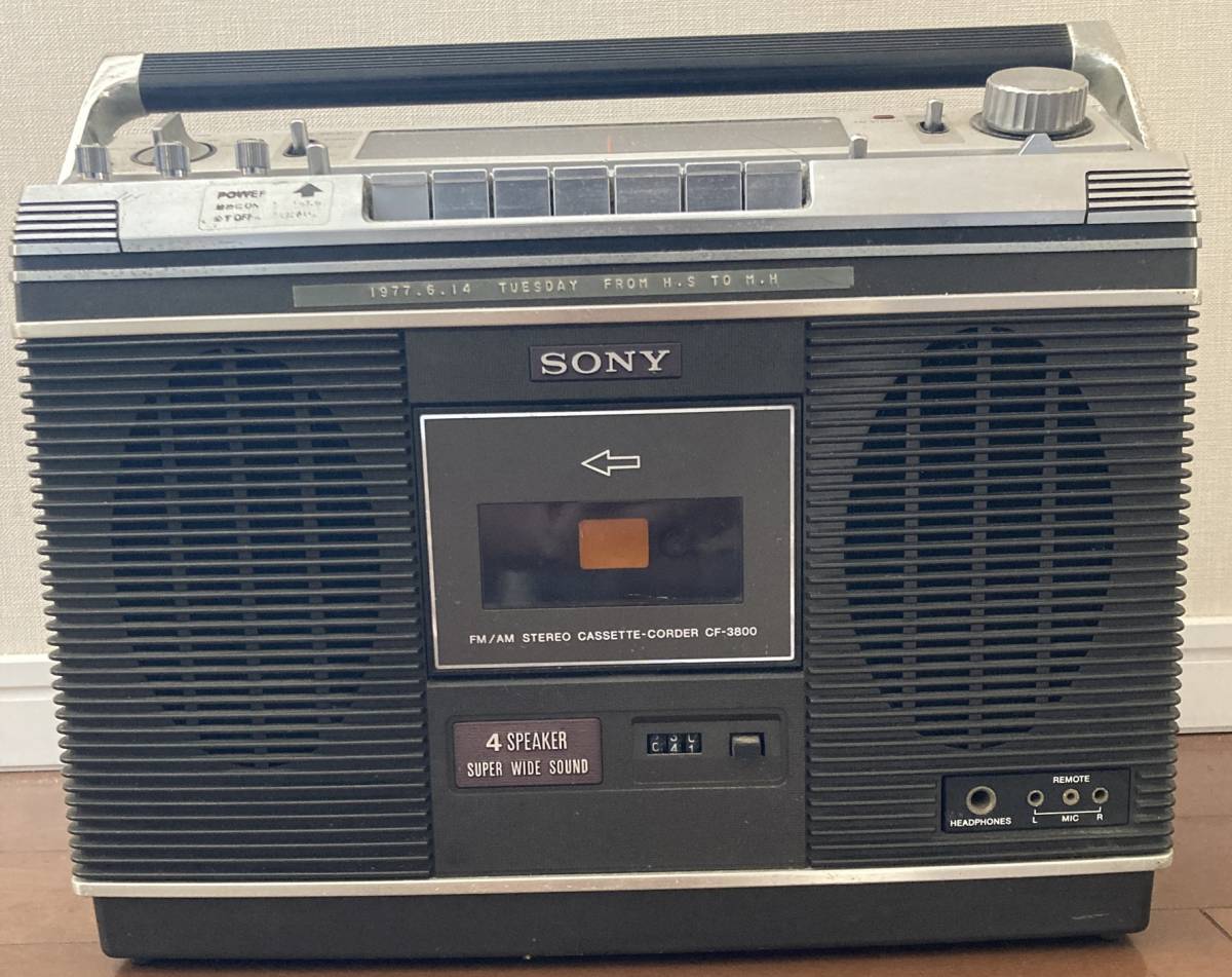 SONYCF-3800ジャンク品