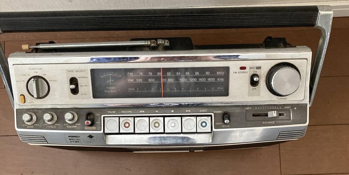 CF-3800 ソニー ラジカセ 希少SONY SONY 2バンド ラジオ 昭和レトロ 
