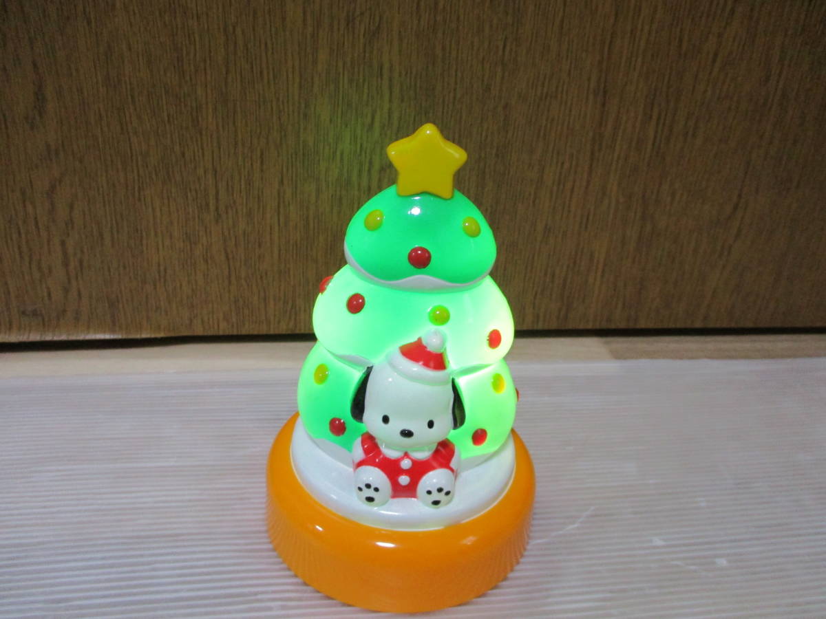 送料安★送料60サイズor定形外510円★サンリオ ポチャッコ クリスマス タッチライト ポンライト フィギュア