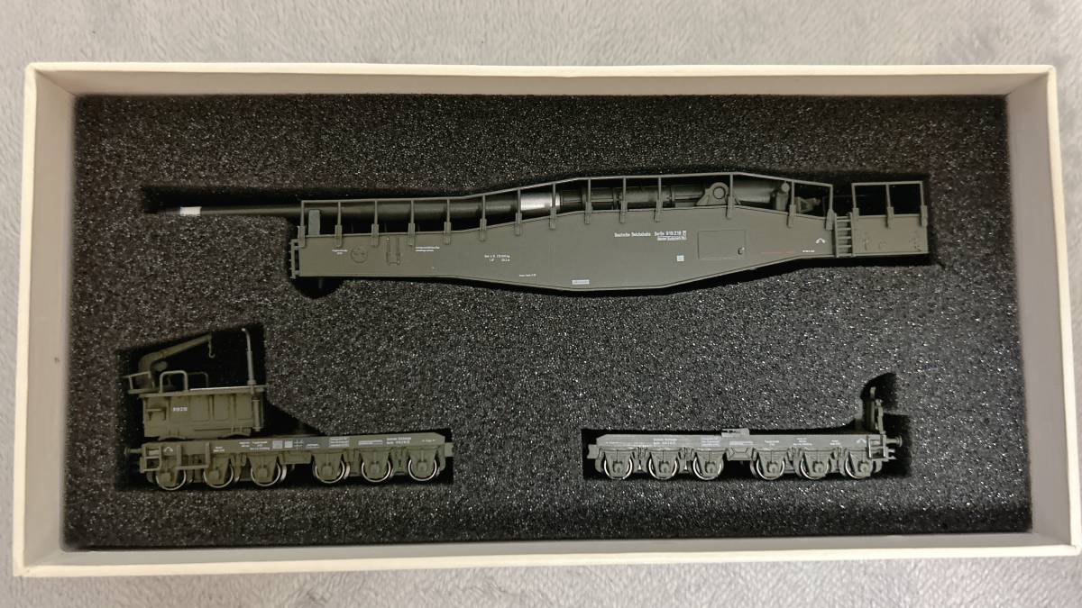 新品 HOBBYTRAIN ホビートレイン Nゲージ Eisenbahngeschutz K5 Ep.Ⅱ クルップ5 28cm 列車砲 レオポルド H23601(外国車輌)｜売買されたオークション情報、yahooの商品情報をアーカイブ公開 - オークファン 外国車輌