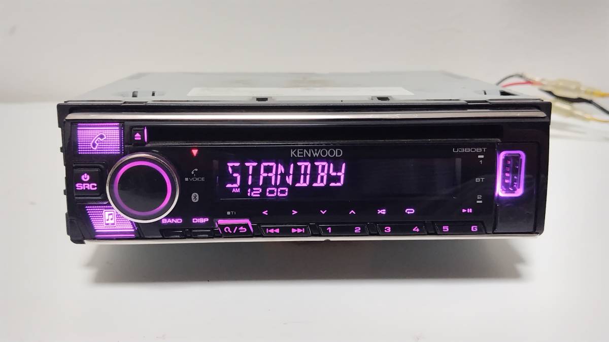 ケンウッド U380BT カーオーディオ Bluetooth対応