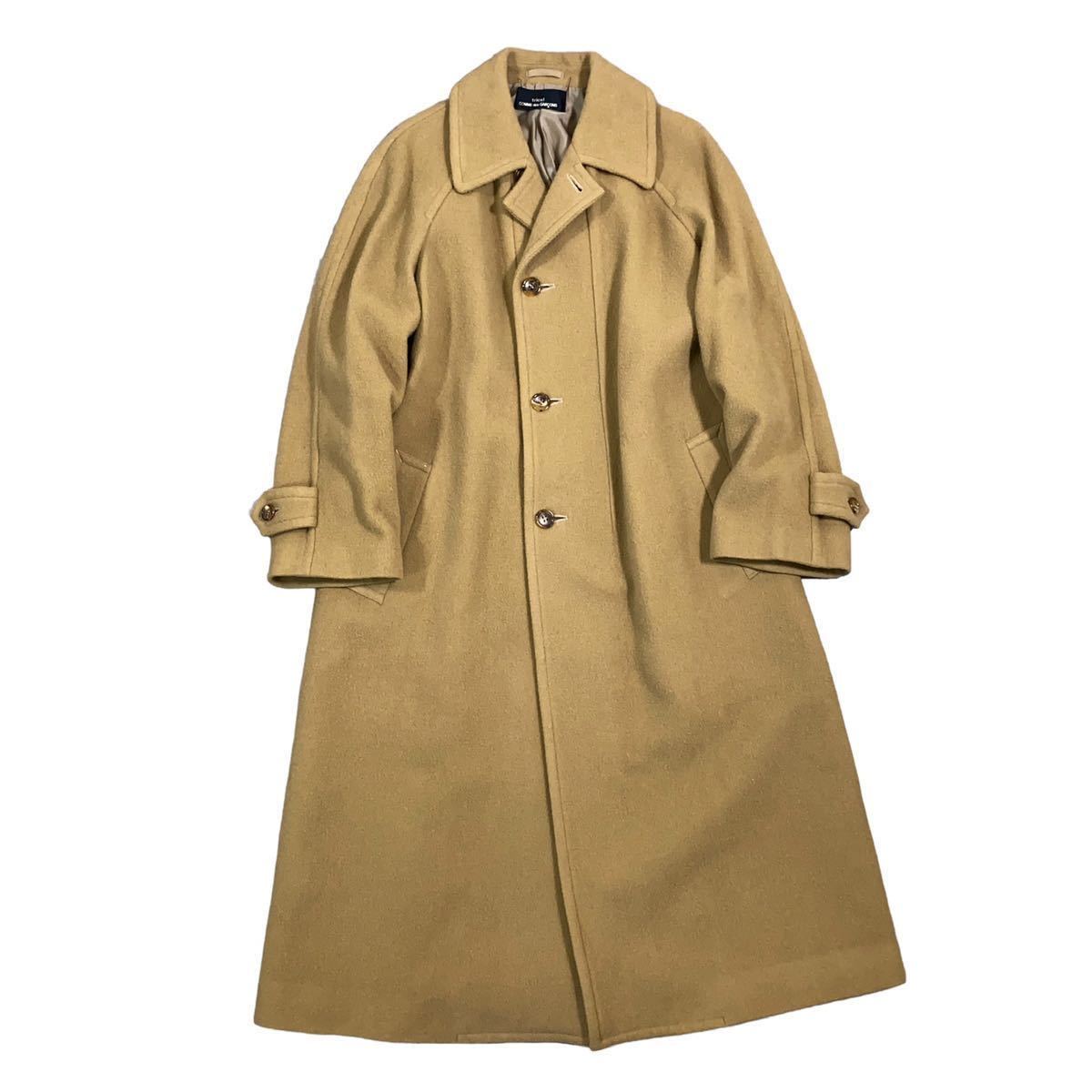 希少　Tricot COMME des GARCONS トリコ コムデギャルソン■90s AD1996 渡辺淳弥　■ウール　■ロング ステンカラー　コート■コレクション
