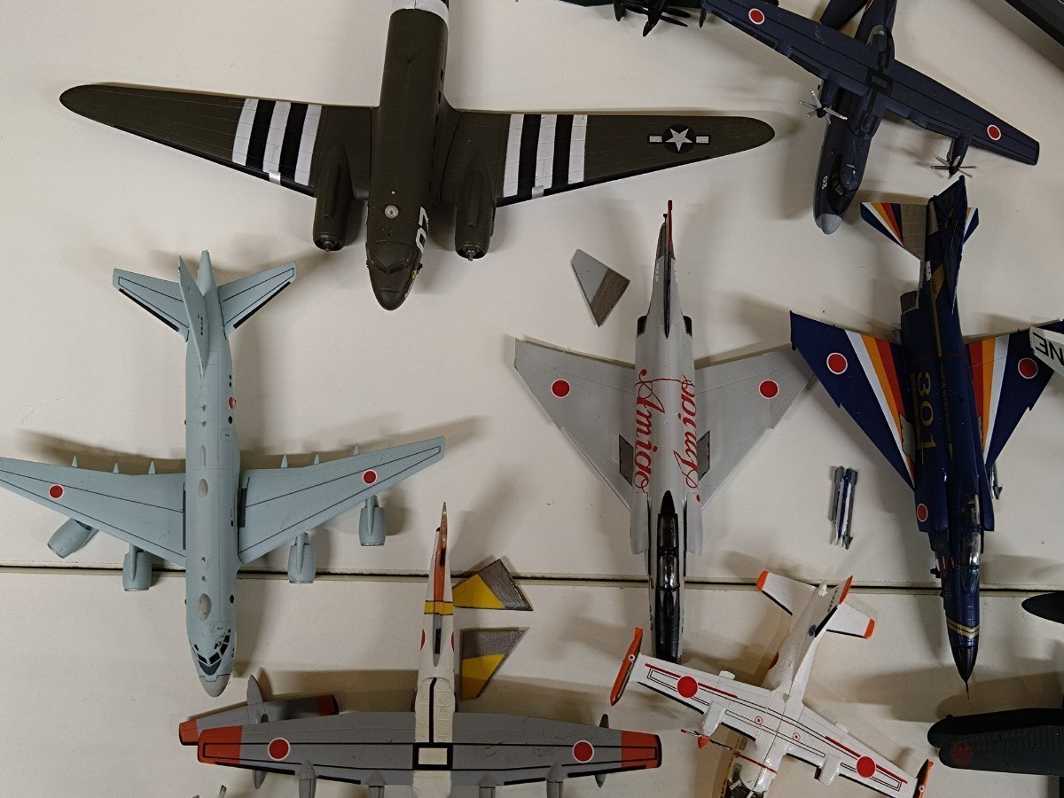 戦闘機 ヘリコプター 模型 飛行機まとめ売り ジャンク ジャンク】戦闘機 ヘリコプター プラモデル 完成品まとめてセット/ゼロ