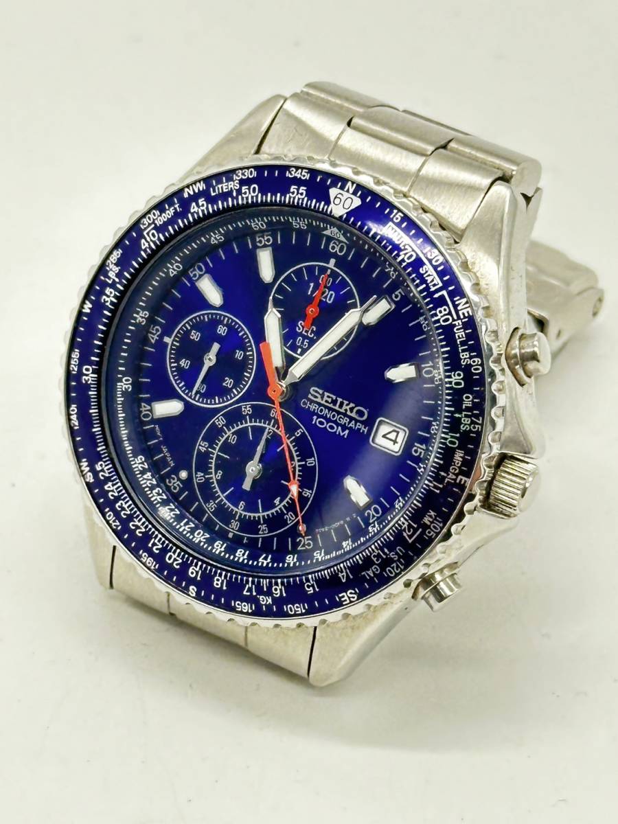 H3016 SEIKO セイコー CHRONOGRAPH クロノグラフ 7T92-0CF0 腕時計 
