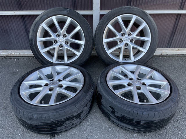 2025，新品 LEXUS レクサス GSE20 IS250 後期 純正 F 225/45R17 R 245/45R17 5H PCD114.3 ダンロップ 品(ラジアルタイヤ)｜売買されたオークション情報、yahooの商品情報をアーカイブ公開 - オークファン 5穴