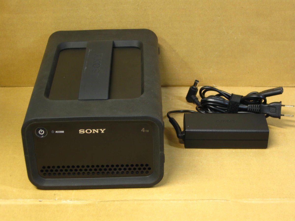 ▽SONY PSZ-RA4T 4TB 外付HDD 中古 RAID0/1/JBOD USB3.1/Thunderbolt2 ソニー 6