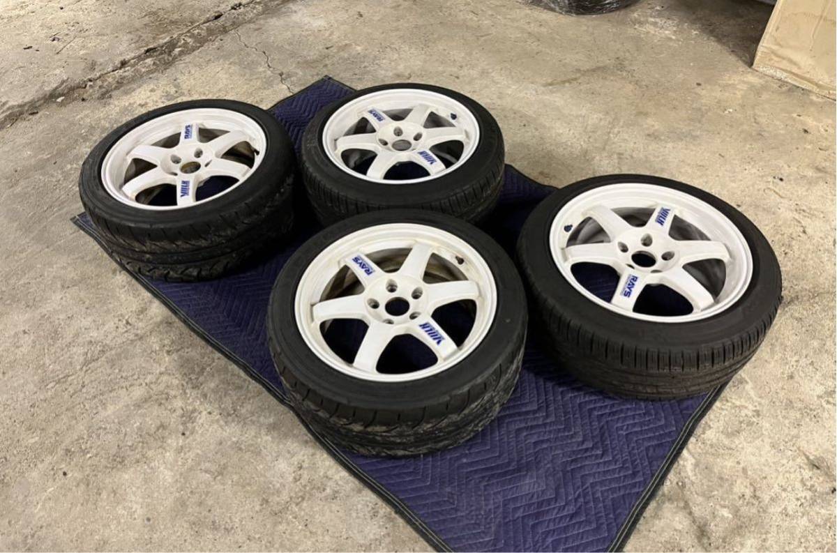 RAYS レイズ VOLK PCD100 CE28N +45 RACING CE28 ブロンズ Racing 鍛造 
