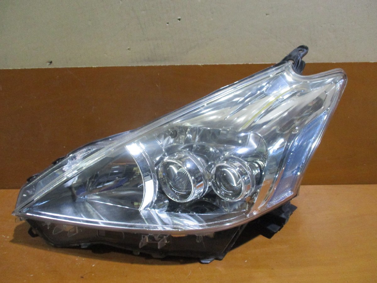 プリウスα 前期 ヘッドライト 純正 LED 左 ZVW40 KOITO ◇ 中期 ZVW41 