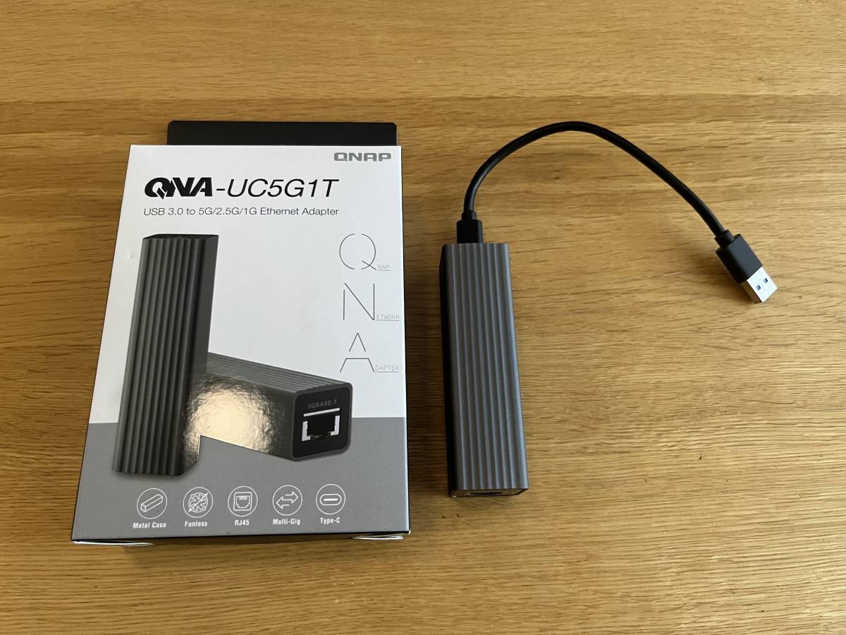 QNAP to QNA-UC5G1T USB 5GbE 0 Gen 3.2 over networks Connect (US 
