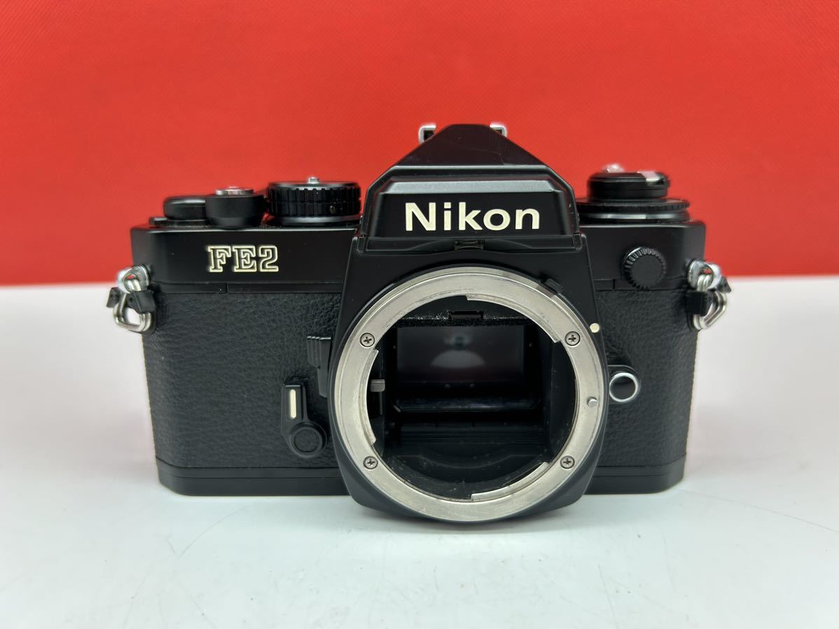 ≡ Nikon FE2 フィルムカメラ 一眼レフカメラ ボディ ブラック 動作