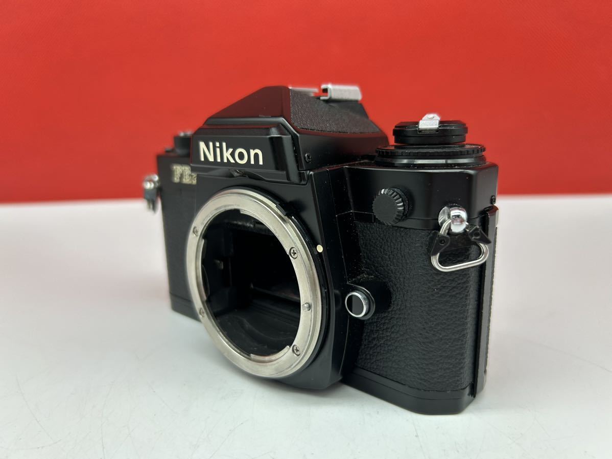 ≡ Nikon FE2 フィルムカメラ 一眼レフカメラ ボディ ブラック 動作