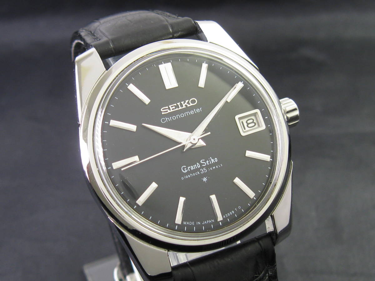 人気定番，高品質 Grand Seiko/グランドセイコー GS セカンドモデル クロノメーター Ref.43999 Cal.5722A AD文字盤 手巻 オーバーホール/ 仕上済 1964年(グランドセイコー)｜売買されたオークション情報、yahooの商品情報 グランドセイコー