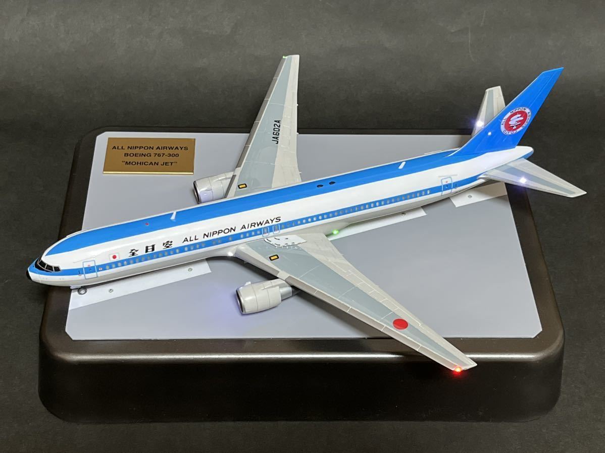 ANA 767-300 BOEING モヒカンジェット LED仕様完成品 モヒカン 1⁄200