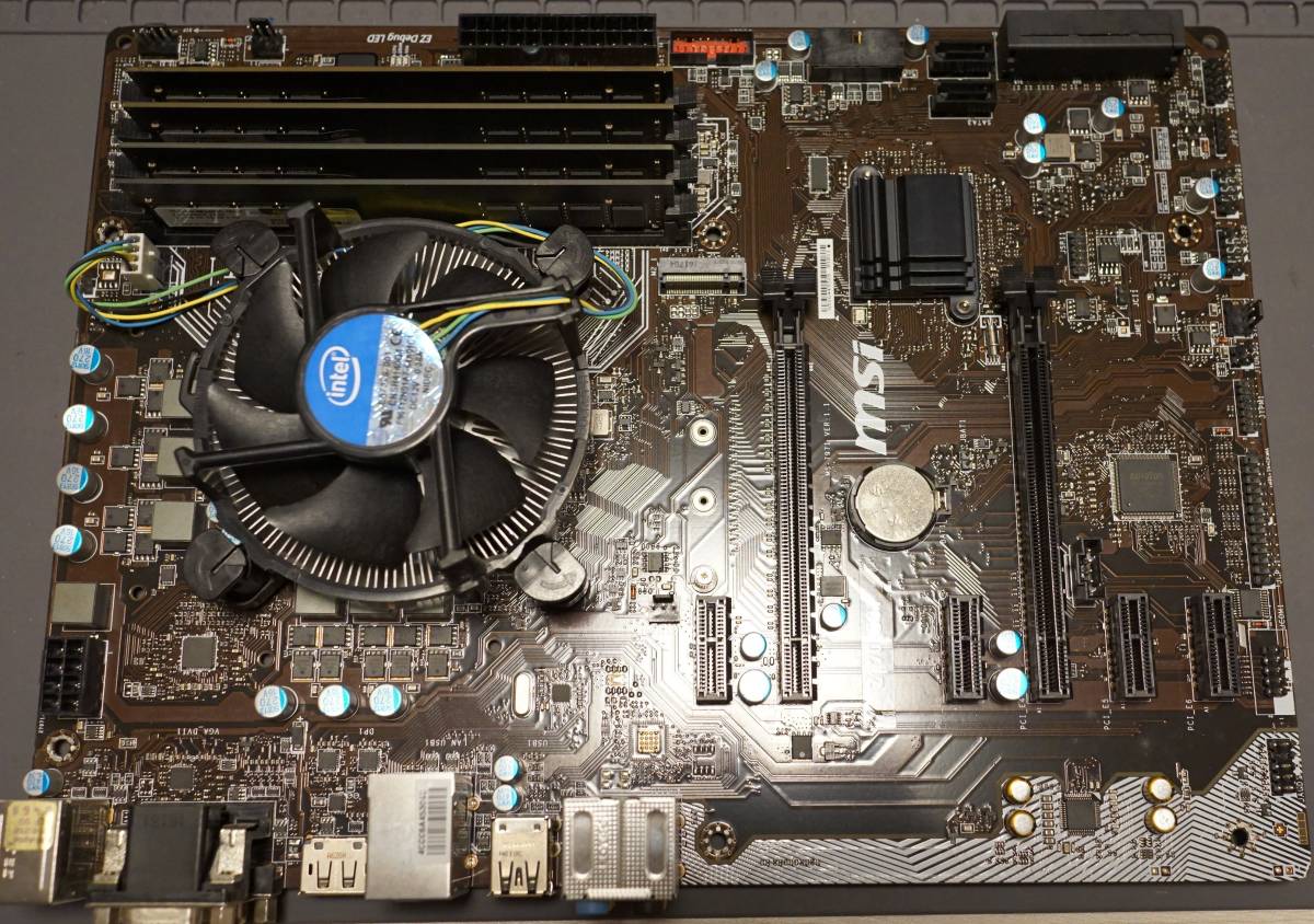 動作確認済】Intel Core i7 6700 マザーボード(Z170) メモリ16GB