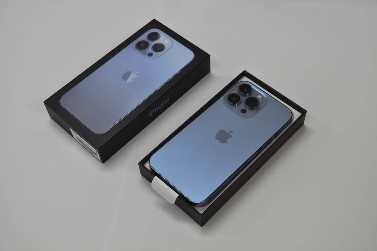 全額返金保証】【最速発送】Apple iPhone 13 Pro 256GB シエラブルー 