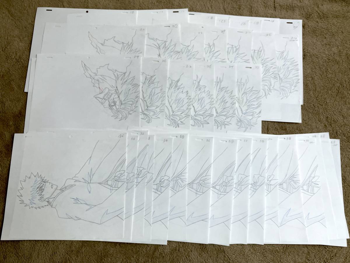 ブリーチ 原画 39枚セット 一護vsグリムジョー／genga [セル画 Cel 