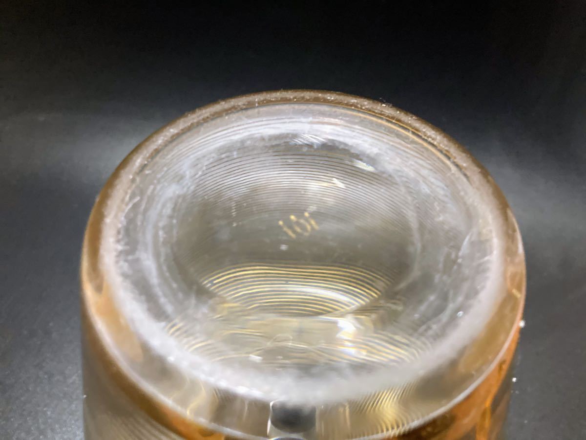 オールドバカラ 金彩 春海商店取扱 1900年頃 春海バカラ エッチング